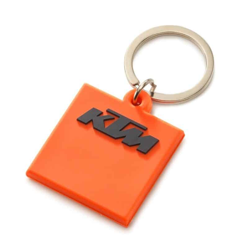 LOGO RUBBER KEYHOLDER ORANGE - Image 2