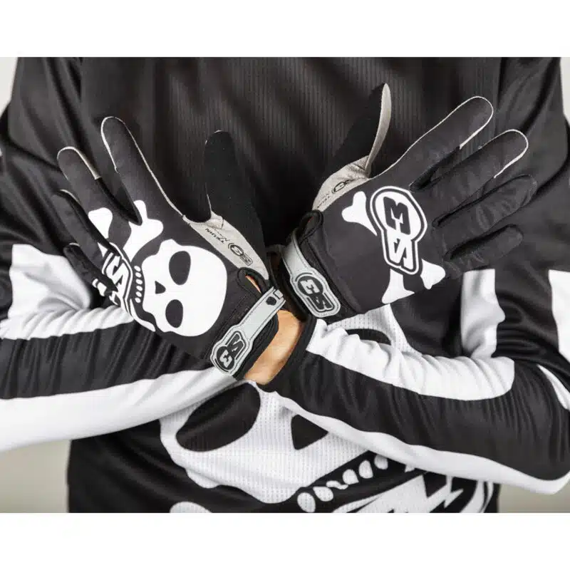 ROCK GLOVES S3 SKULL BLACK - Image 3