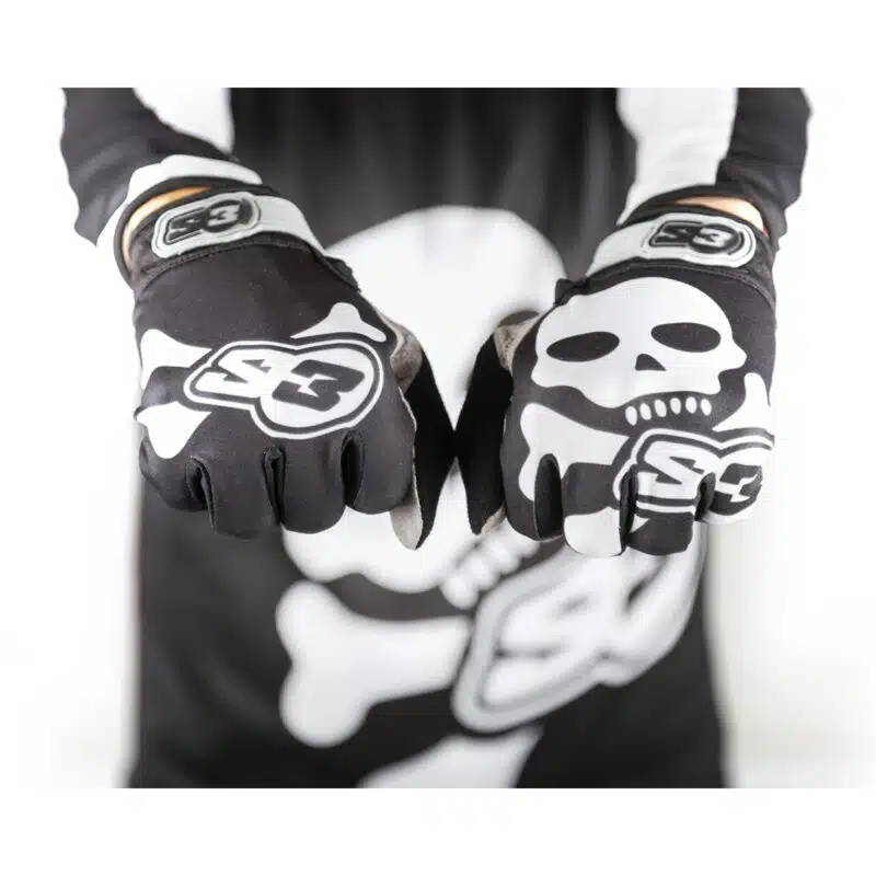 ROCK GLOVES S3 SKULL BLACK - Image 2