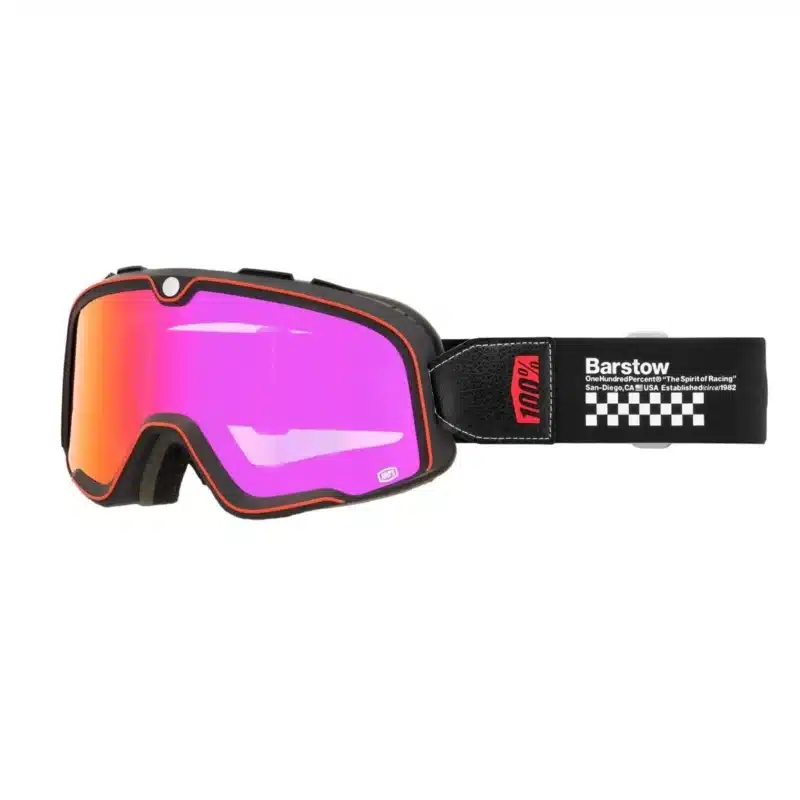 100% Barstow Goggles - Erban / Mirror Dark Red Lens