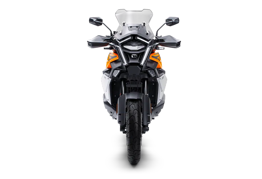 PHO_BIKE_90_VO_MY25-KTM-1390-Super-Adventure-S-EVO-Orange-front_#SALL_#AEPI_#V1